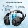 COSMUSIS Bluetooth Trucker Headset with Noise Cancelling Mic