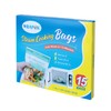 WRAPOK Microwave Steamer Bags 15 Pack Zip Steam Vegetable Cooking