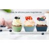 Lohotek Utensilios repostería kit antiadherente alimenticio de silicona reutilizable de