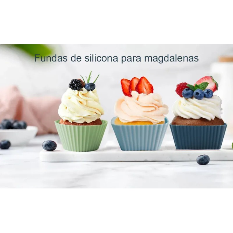 Lohotek Utensilios repostería kit antiadherente alimenticio de silicona reutilizable de