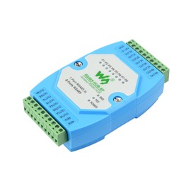8-ch RS485 Hub with RS485 Network Relay, Extension, Isolation Functions, Extend 8-ch RS485 Slave Ports via 1-ch RS485 Master Port, 300~460800bps (Self-Adaptive) Baud Rate, Rail-Mount Support