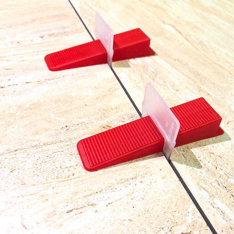 Candeon 200pcs Tile Leveling System Clips, Tile Leveling Spacers Clips