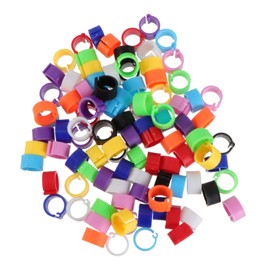 300 Piezas Anillos para Periquitos Australianos 4Mm Apilable Pájaro Pie Anillos Monopatín Juguetes Codorniz Bandas Número Etiquetas Paloma Identificación Anillos Palomas