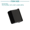 ACROPIX USB A Male Anti-Dust Stopper Cap Cover Protector Black