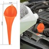 6 Pcs Plastic Funnel Set, Long Mouth Automotive Funnel in