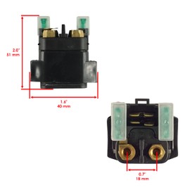 Caltric Starter Relay Solenoid Compatible with Yamaha Grizzly 660 Yfm660 2002-2008