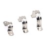 Bolatus 20 pieces 25 mm pipe clamp, stainless steel mounting