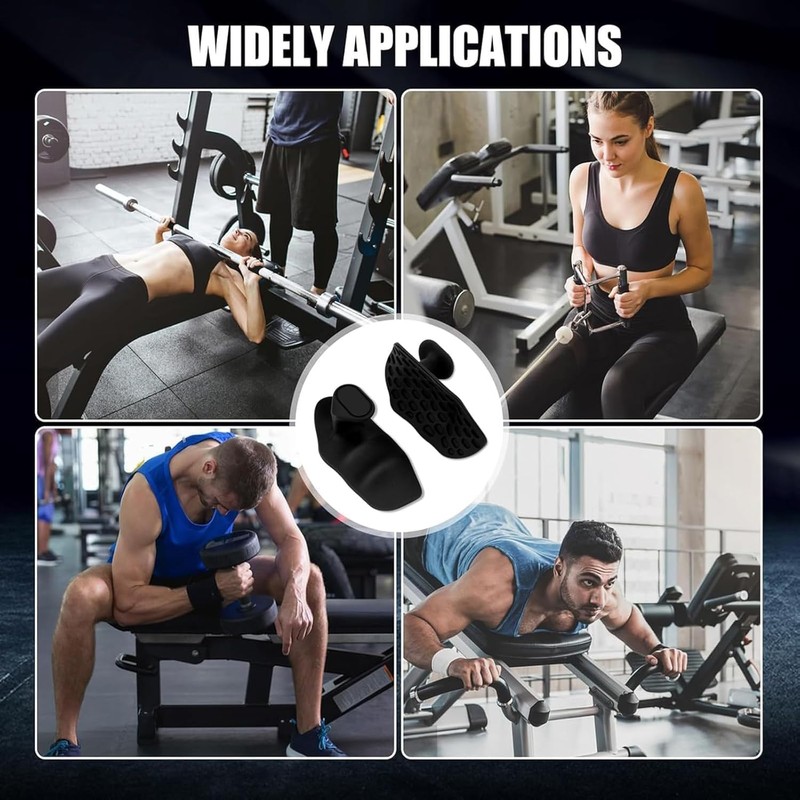 UCLEVER Anti-Slip Workout Grips Hand Protector Gloves for Weight Lifting,