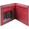Animation Flash Suit Gold Metal Lightning Bolt Emblem Wallet Bi-Fold