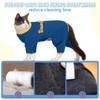 DENTRUN Cat Hair Sticky Onesie, Soft Cat Turtleneck Pullover, Four-Legged
