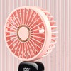 Folding Fan USB Digital Display Handheld Ergonomic Handle ABS PC