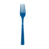 Unique Royal Blue Solid Plastic Forks (18ct) - Durable &