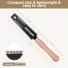Japanese Hand Saw,6-Inch Double-Edge Pull Saw,SK5 Flexible Blade, Flush Cut