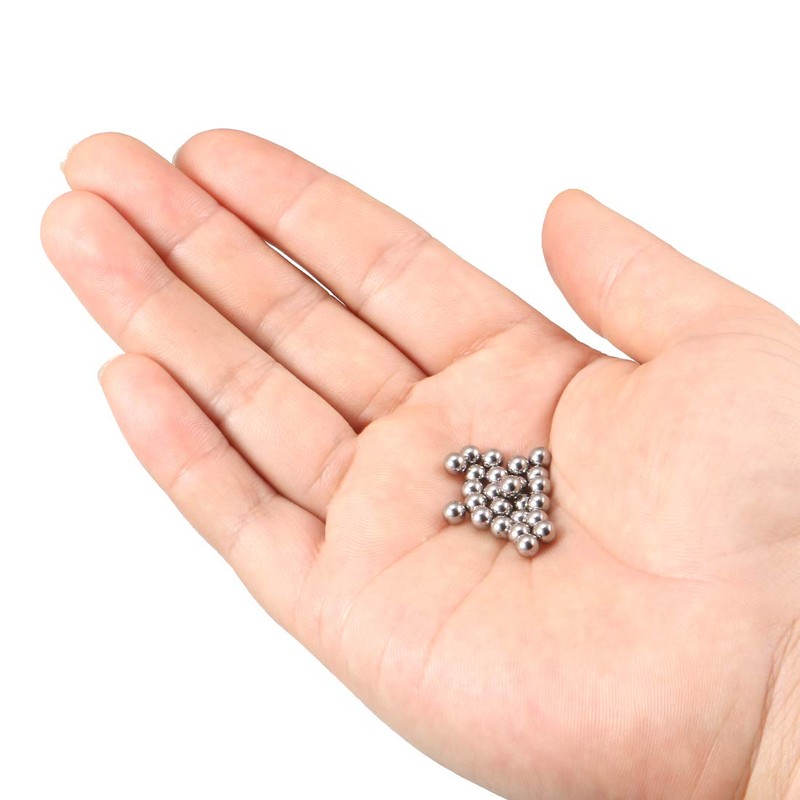 sourcing map Precision Balls 4mm Solid Chrome Steel G10 for