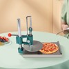 Pizza Dough Press, Stainless Steel Dough Press with Dual Plates,