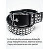 Generic Punk Studded Belt for Women Rock Threads Goth Stud