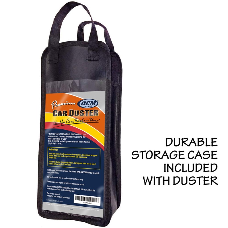 OCM Brand Premium Extra Large Car Duster with Durable Solid