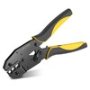 Ratchet Crimping Plier, FortCeremy Insulated Ratcheting Wire Terminal Crimp Tool,
