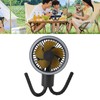 Portable Stroller Fan Handheld LED Night Night USB Rechargeable Multi
