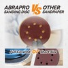ABRAPRO 5-Inch 8-Hole Hook and Loop Sanding Discs, 60 Grit