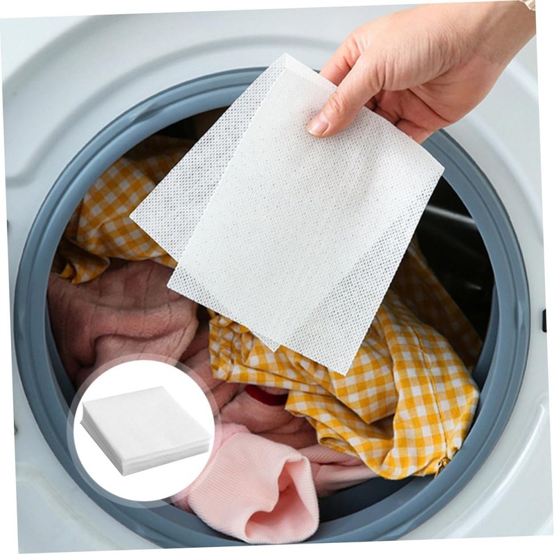 Outanaya Catching Fabric Sheets 48 Sheets of Laundry Absorption Sheets