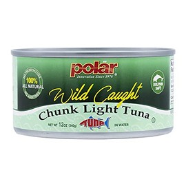 MW Polar All Natural Chunk Light Tuna, 12-Ounce (Pack of 12)