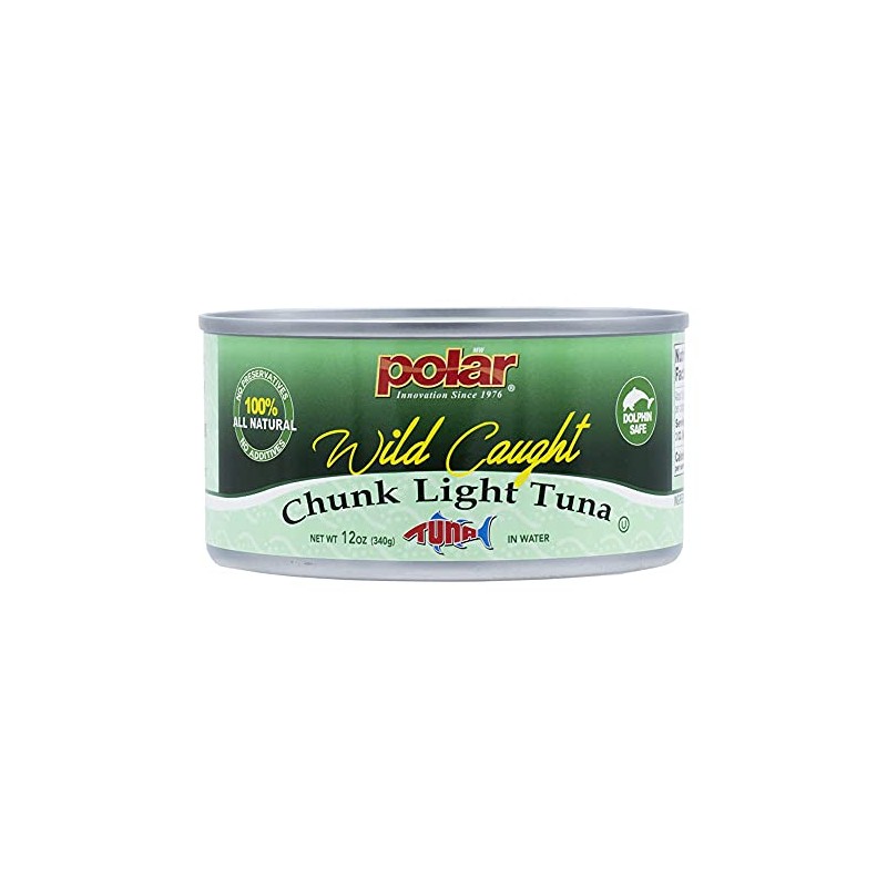 MW Polar All Natural Chunk Light Tuna, 12-Ounce (Pack of