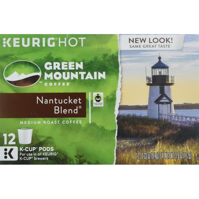 Green Mountain Coffee Roasters Nantucket Blend, Keurig Single-Serve K-Cup Pods,