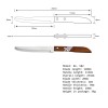 Kiwi KITCHEN UTILITY 5" PARING KNIFE WOOD HANDLE, Kiwi #502