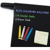 Bloss 35.4×78.7 Inch Dry Erase Board with 4 Colorful Chalks,