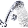DOILIESE High Pressure Shower Head with Handheld Spray 6 Settings