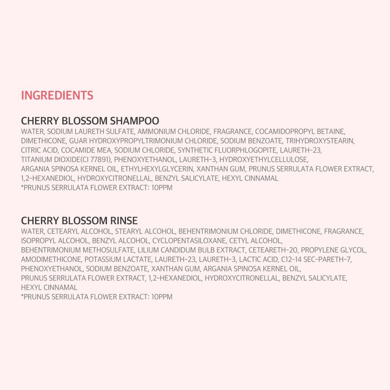 Kerasys CHERRY BLOSSOM Perfumed 33.8 fl oz / 1L (Shampoo,