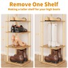 LUCKNOCK Vertical Shoe Rack, 8-Tier Tall Narrow Shoe Organizer for
