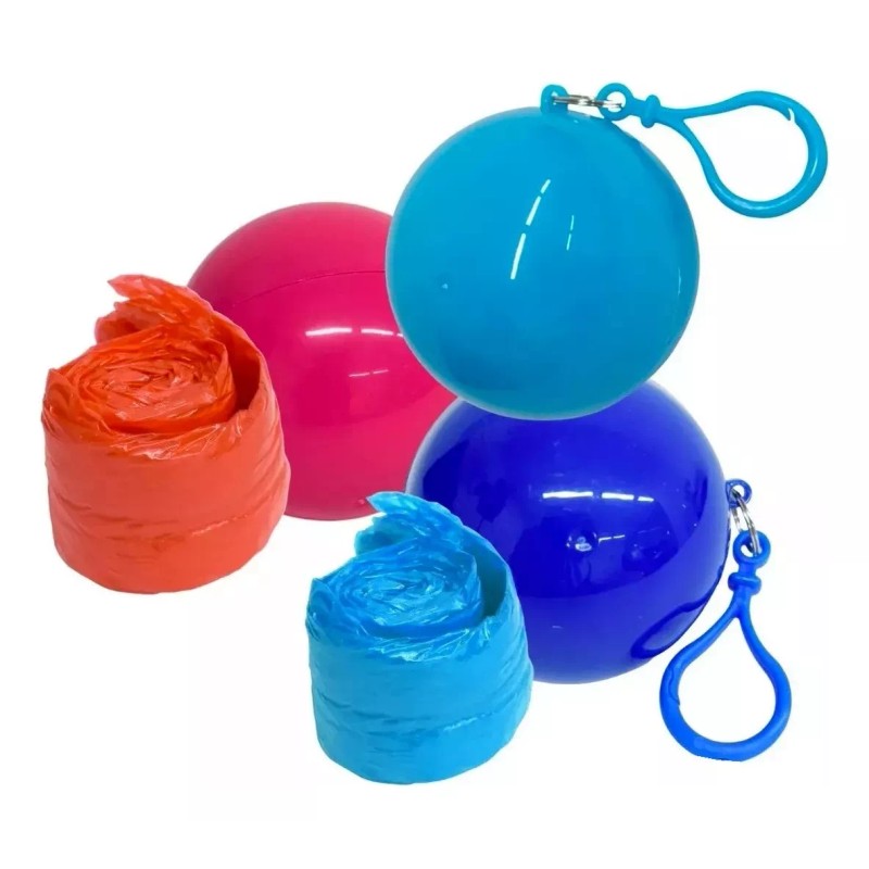 Molin 3 Impermeables De Bolsillo Portátil Llavero De Emergencias