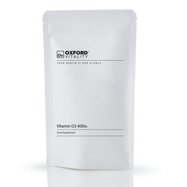 Vitamin D3 Tablets | 400 iu Supplement for Immune & Bone Health | Oxford Vitality (120)