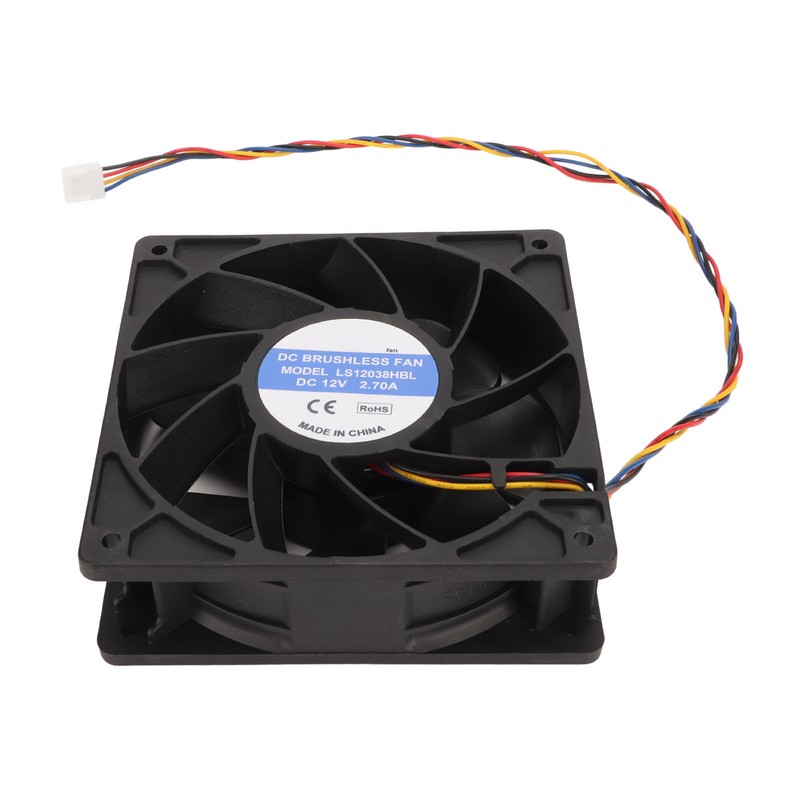 12cm Cooling Fan 120x38mm 6000rpm 12V 2.7A 4pin FG DC