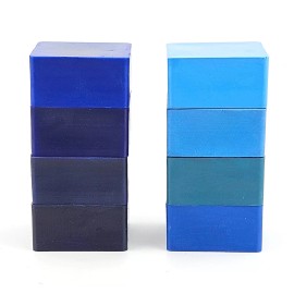encaustic paints by sonja blue palette set handmade encaustic paints by sonja eight color 15ml  blocks