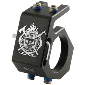 BlackJack Firefighter Helmet Aluminum Flashlight Holder (ACE)