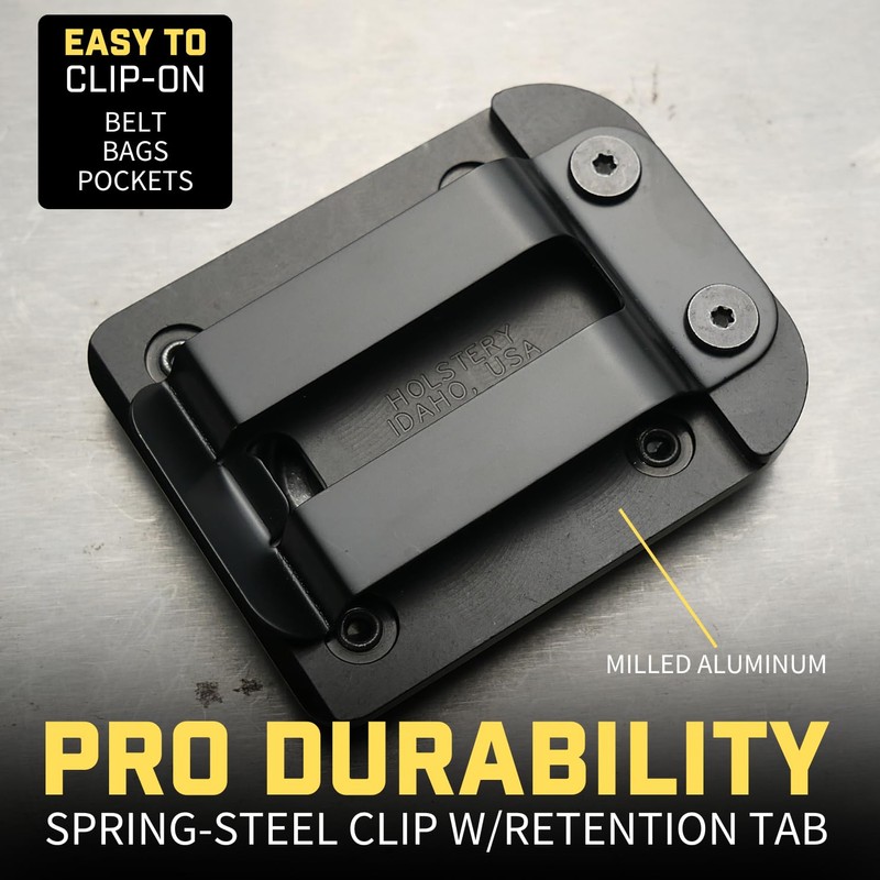 PinPal Pro | Universal Tool Holster - Gravity Locking Clip-On