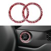 QZTYTY 2PCS Car Engine Start Stop Decoration Ring, Car Start