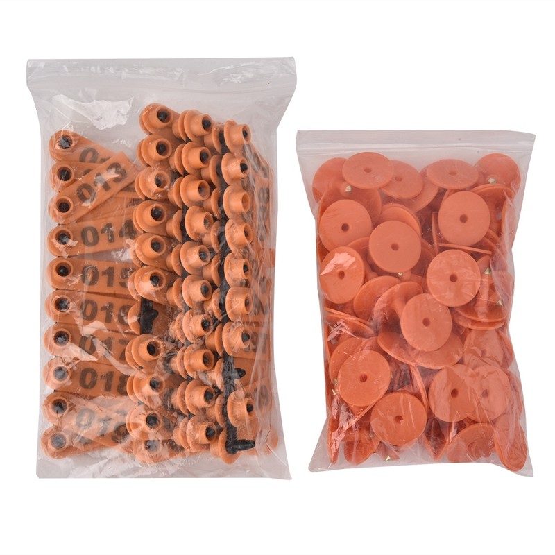 1-100 Number Plastic Livestock Ear Tag Animal Tag for Goat