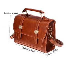 TEHAUX Handbag Purse Small Travel Woman Top Handle Bags for Women Satchel Tote Bags for Women Cross Casual Carry Brown Hobo Bag Lady Shoulder Messenger Bag for School Belt Bag Light Brown