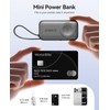 ORICO 5000mAh Portable Charger with Built-in USB-C Cable
