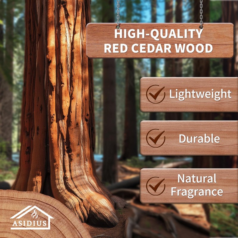 Red Cedar Sauna Timer, Wall-Mounted 360° Rotating 15 Minute Sand