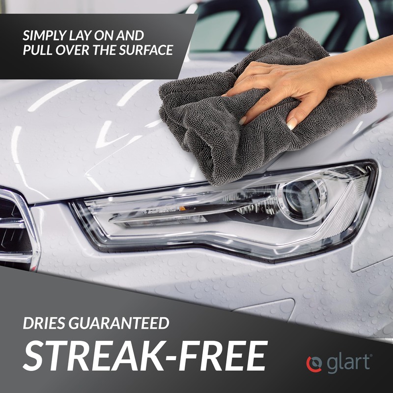 Glart Twist Car Drying Cloth XXL - Premium 60x40cm microfiber