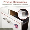 Cabinet Hero Slimline Cabinet Edge Protector - Prevents Chipping, Wear,