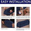 GAMUKAI 2 Pack Velvet Stretch Armrest Covers - Non Slip