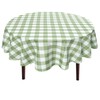 Hiasan Checkered Round Tablecloth 30 Inch - Waterproof Stain and