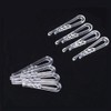 LAIYOHO 200 Pcs Plastic Alligator Clips Garment Clips with Teeth