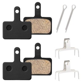 VODAFQS 4 Pairs Bicycle Disc Brake Pads Semi Metal Resin MTB Bicycle Disc Brake Pads for BB5 M355 M446, black
